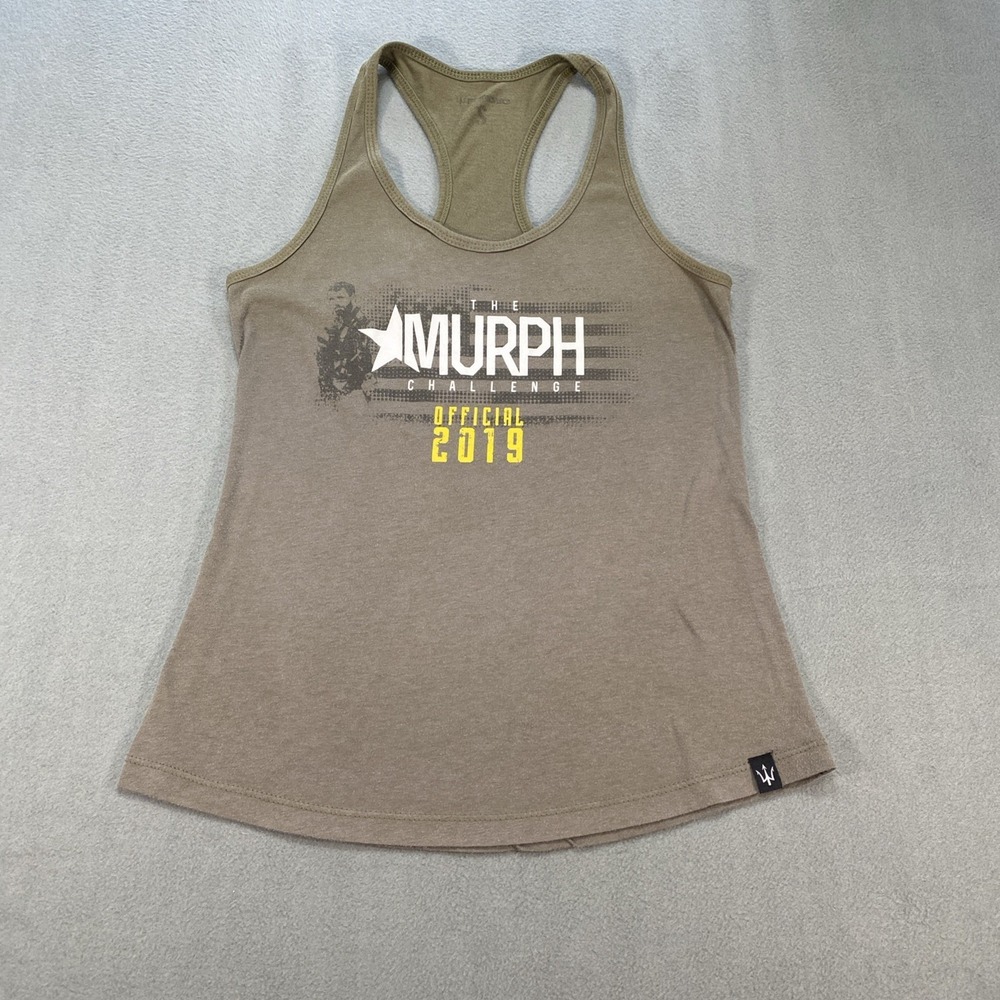 The Murph Challenge Halter Tank Top Women's Small Green Workout Athletic